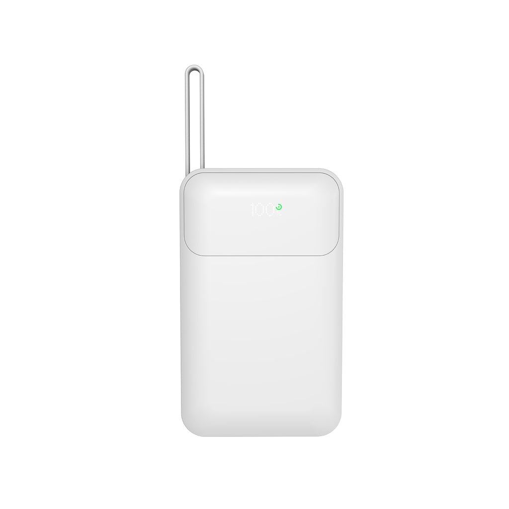 BNY Power Bank with AC charger and built-in cable 20000mAh PD20W/PD30W