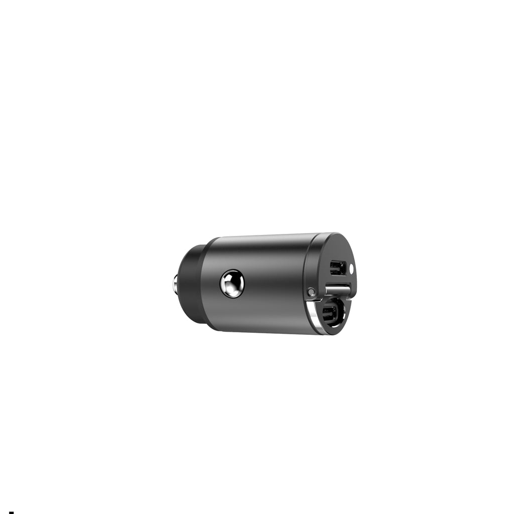 BNY of PD30W or PD45W Super Mini 2×USB-C Car Charger Ring Fast Adapter