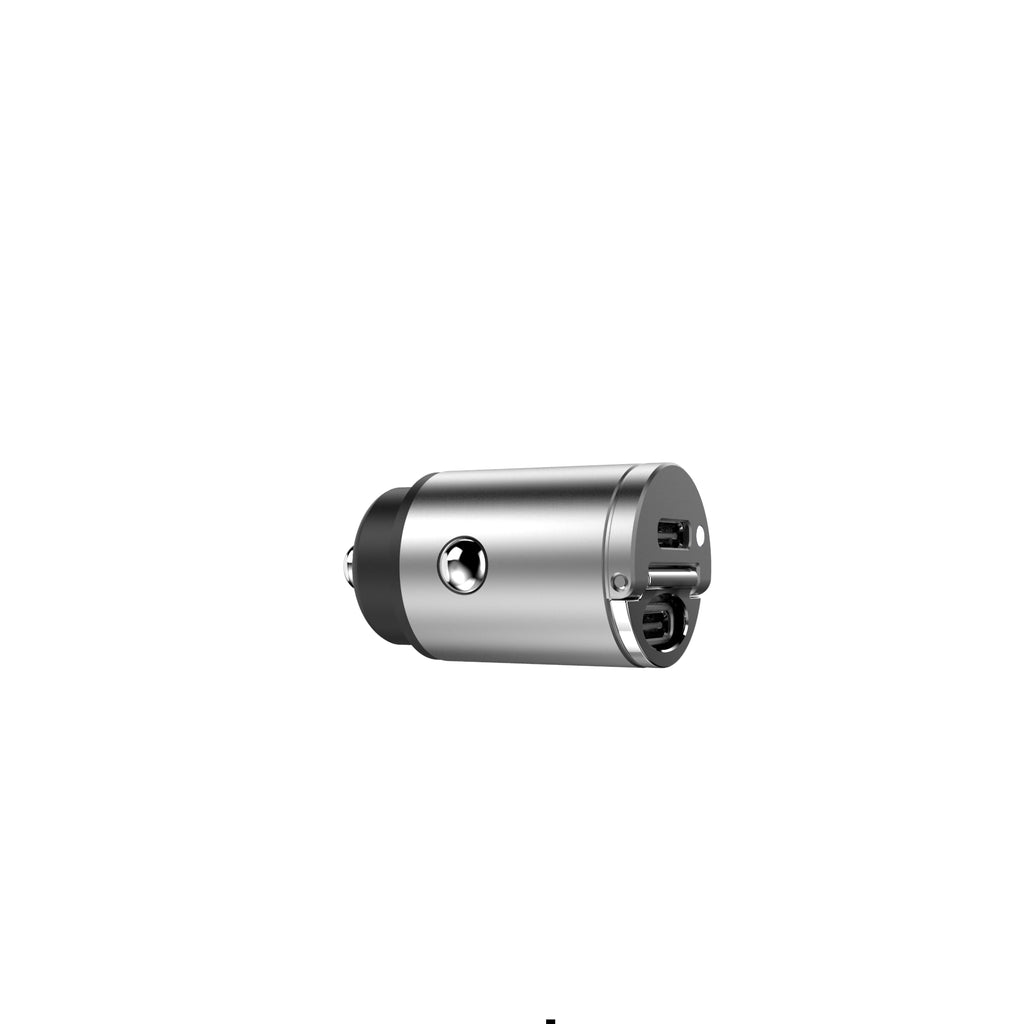 BNY of PD30W or PD45W Super Mini 2×USB-C Car Charger Ring Fast Adapter