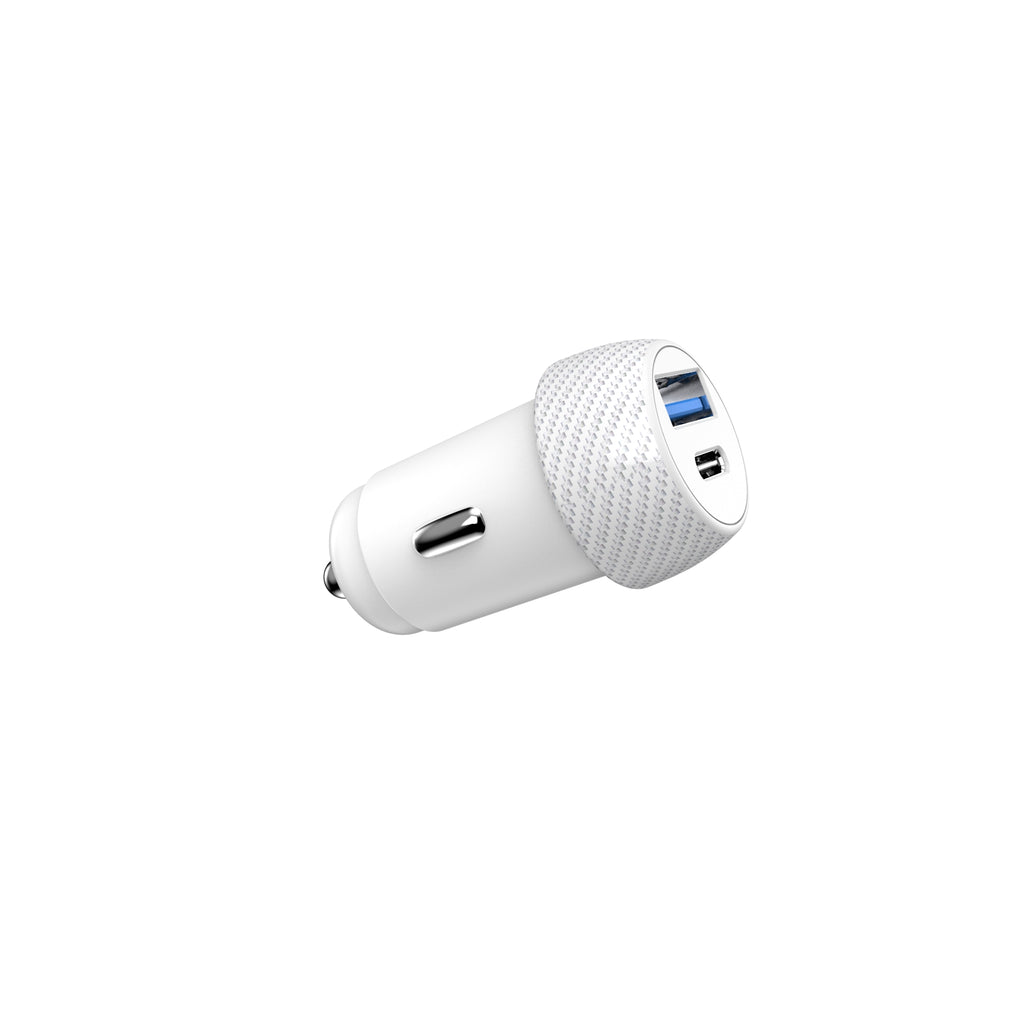 BNY of PD20W+QC3.0 1×USB-1 & 1×USB Fast Charge Dual Port Car Adapter