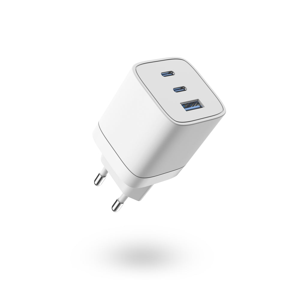 BNY for PD65W GaN Wall Charger with 2×USB-C & 1×USB Fast Charging Adapter Portable